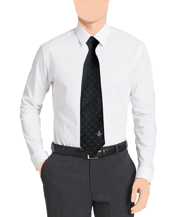 Masonic Black Tie with White Dot: Masonic Profession Collection