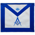 Blue Lodge Master Mason Apron – Machine Embroidered Freemason Apron for Masonic Officers