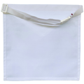 Plain White Cotton Visitor Apron for Lodge and Travel Use