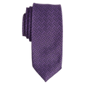 Purple Masonic tie with Square & Compass lattice pattern, premium fabric, and subtle geometric design for lodge meetings, grand lodge sessions, ceremonies, and Masonic events