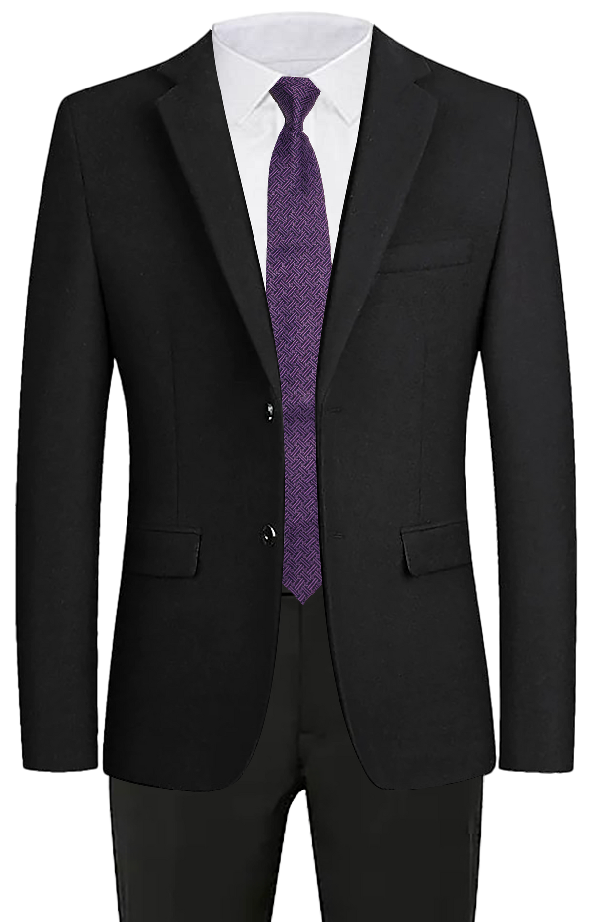 Purple Masonic tie with Square & Compass lattice pattern, premium fabric, and subtle geometric design for lodge meetings, grand lodge sessions, ceremonies, and Masonic events