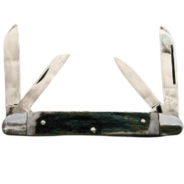 Explorer’s Congress SH 3.5” Multi-Blade Handmade and Hand-Polished Knife with Genuine Stag Horn Handle